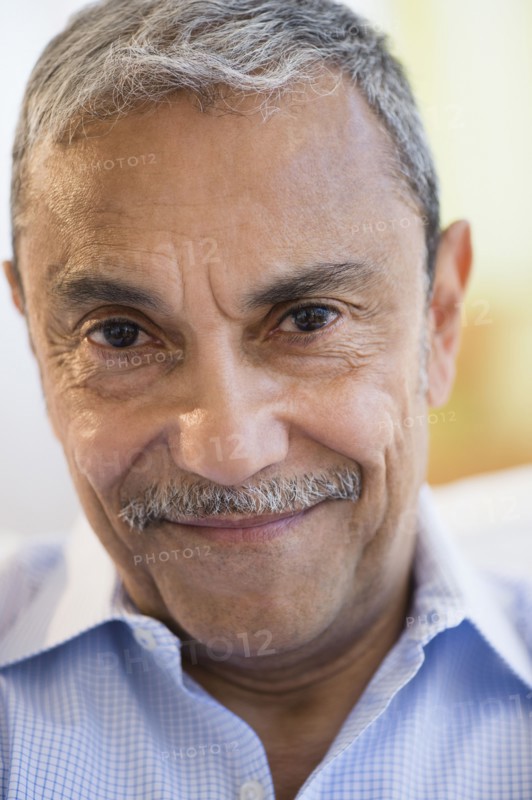 Smiling Hispanic man