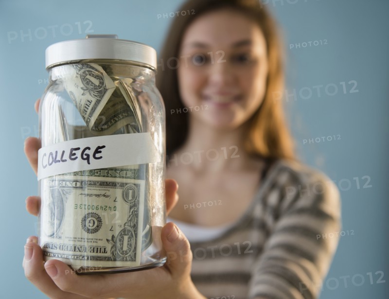 Hispanic girl holding
