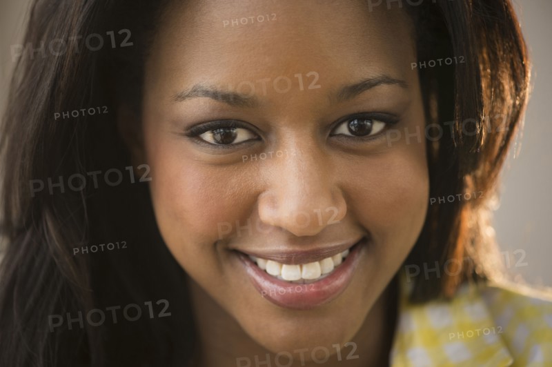 African American woman smiling