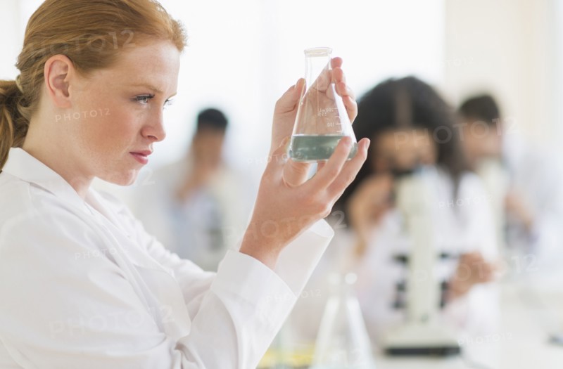 Scientist working in laboratory