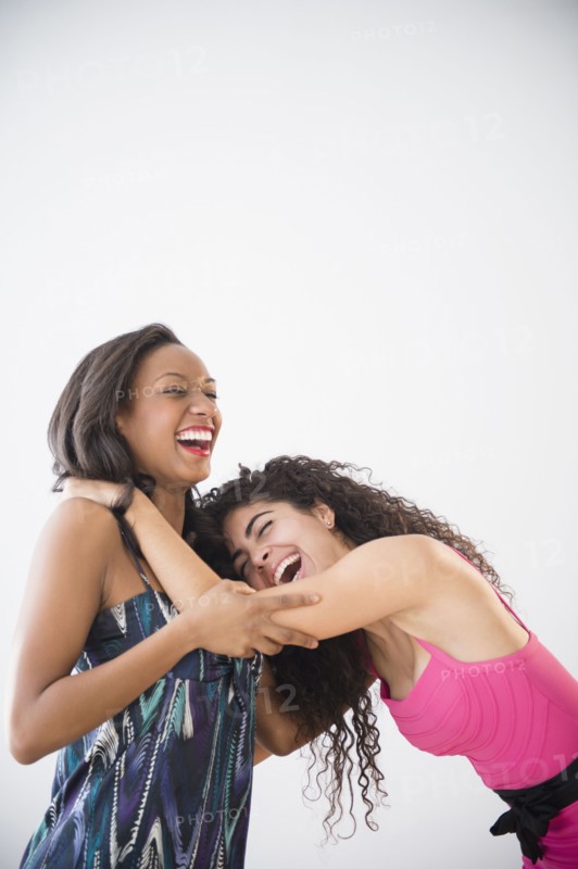 Women laughing together