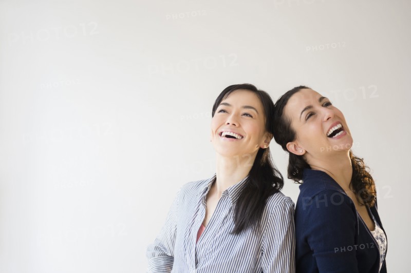 Women laughing together