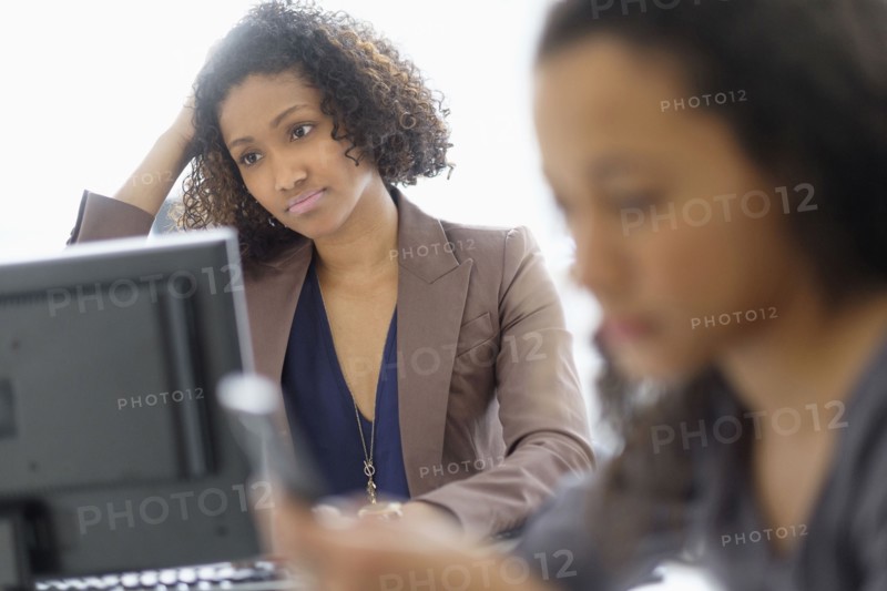 Businesswomen working in office