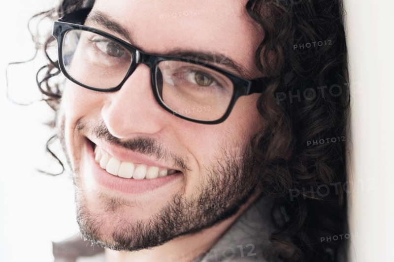 Caucasian man smiling