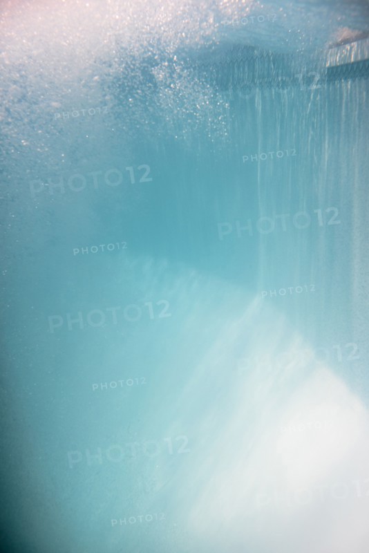 Underwater view of swimming pool