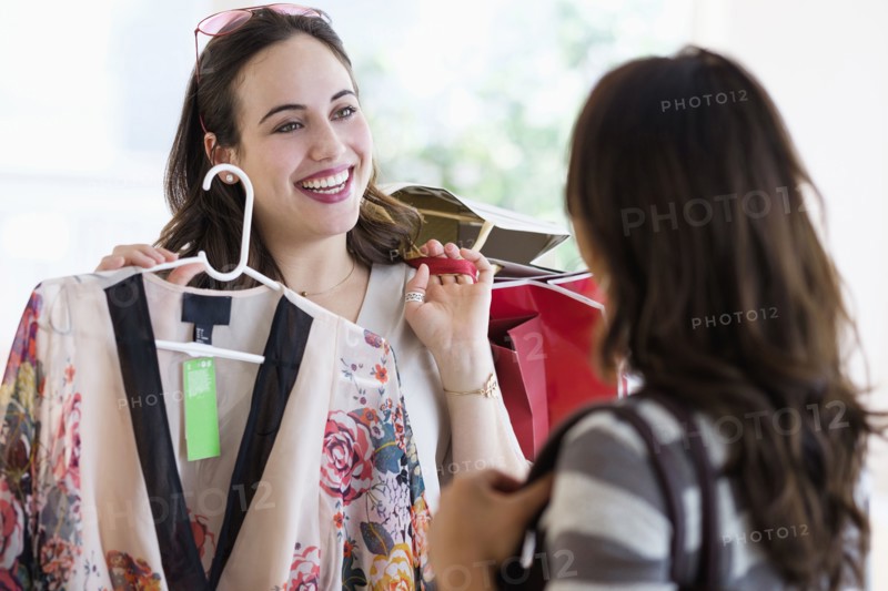 Women shopping in store
