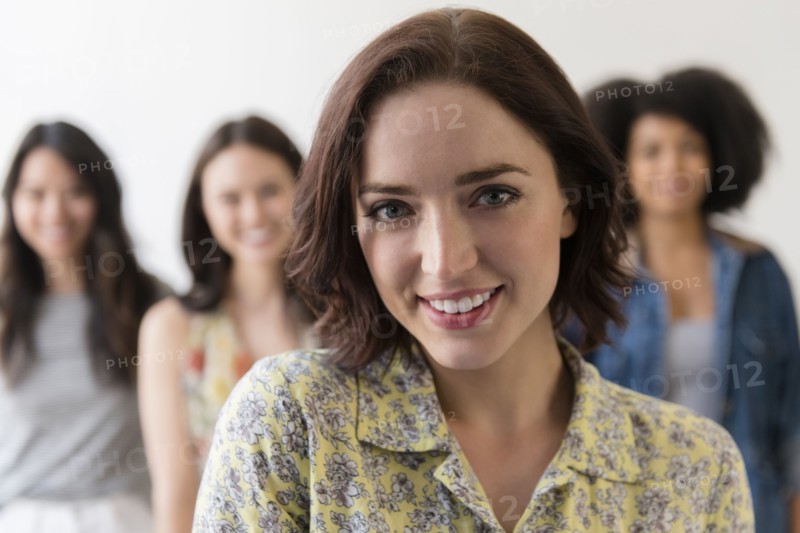 Portrait of smiling woman