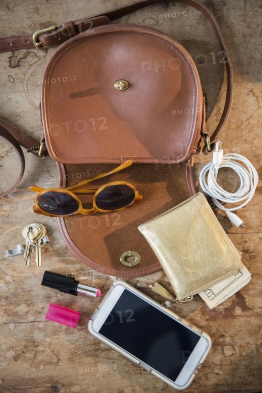 Purse with wall