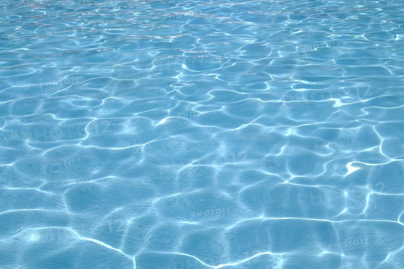 Shimmering blue water