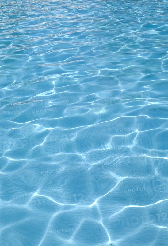 Shimmering blue water