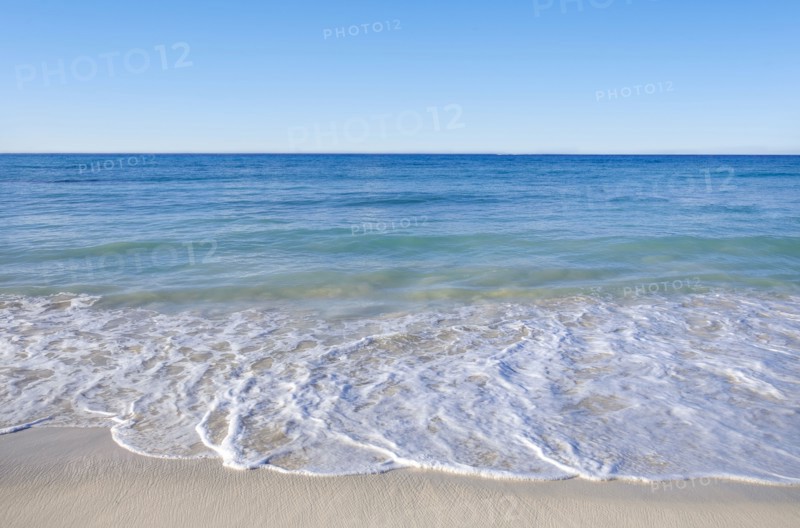Ocean waves on beach