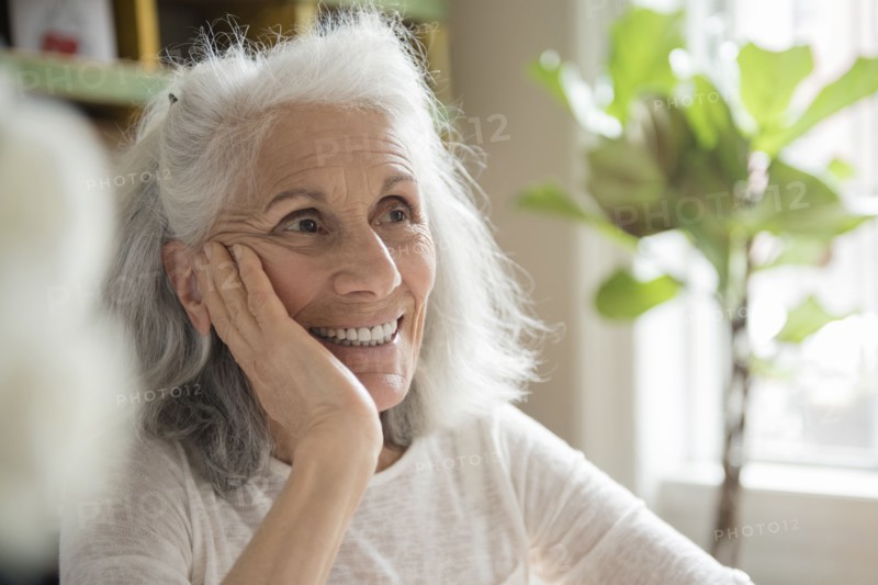 Portrait of smiling older woman