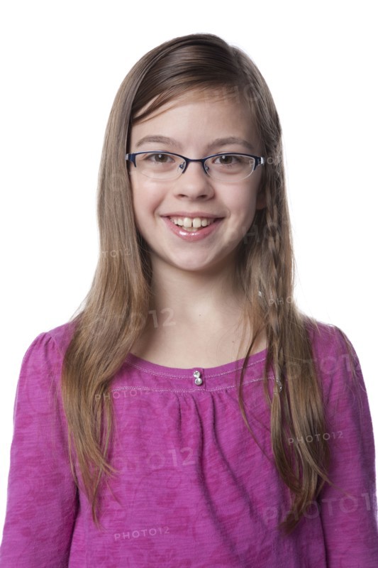 Smiling Caucasian girl