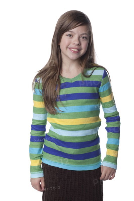 Smiling Caucasian girl