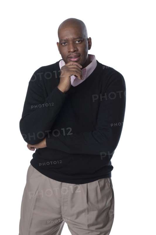 Serious Black man
