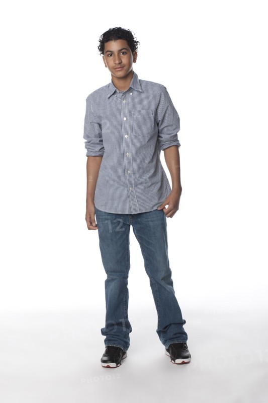 Smiling Hispanic boy