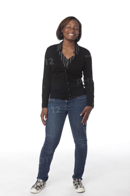 Smiling African American woman