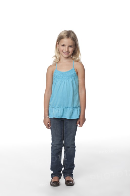 Smiling Caucasian girl