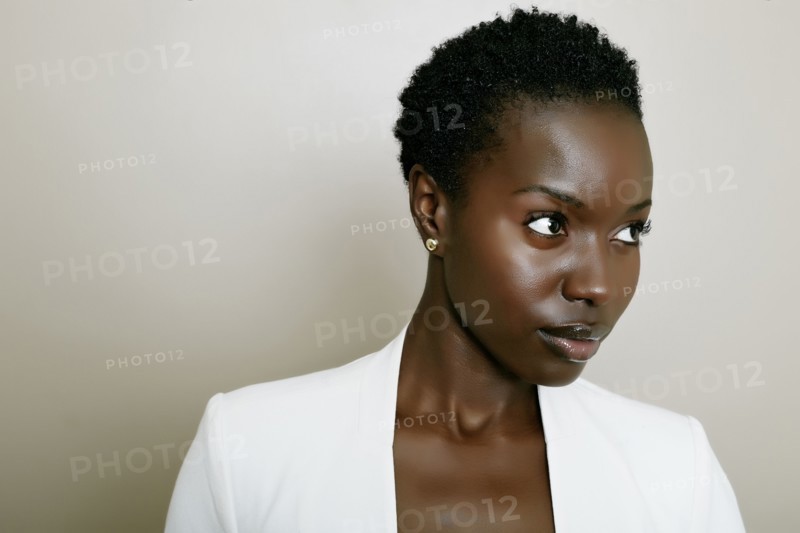 African American woman smiling