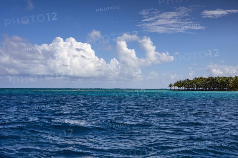 Ocean and tropical island