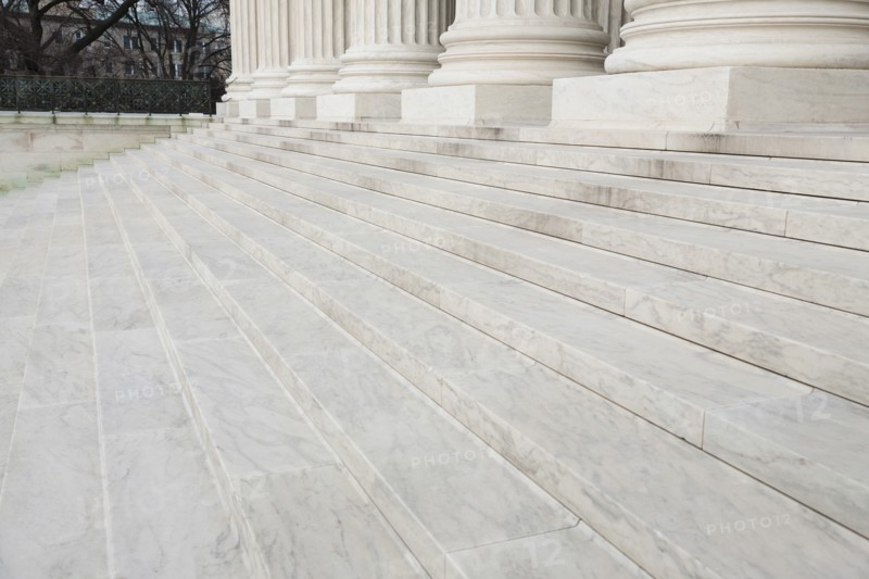 Marble stairs of US Supreme Court