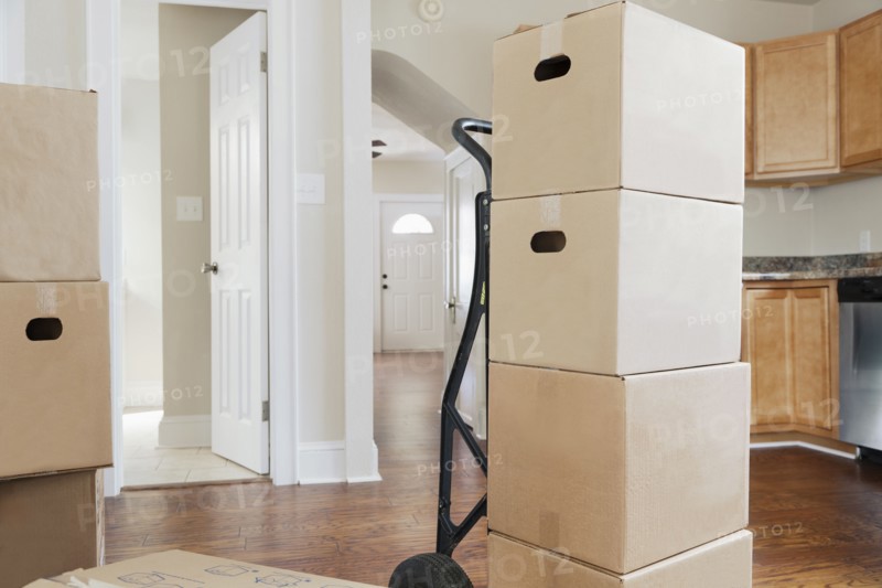 Moving boxes in new house