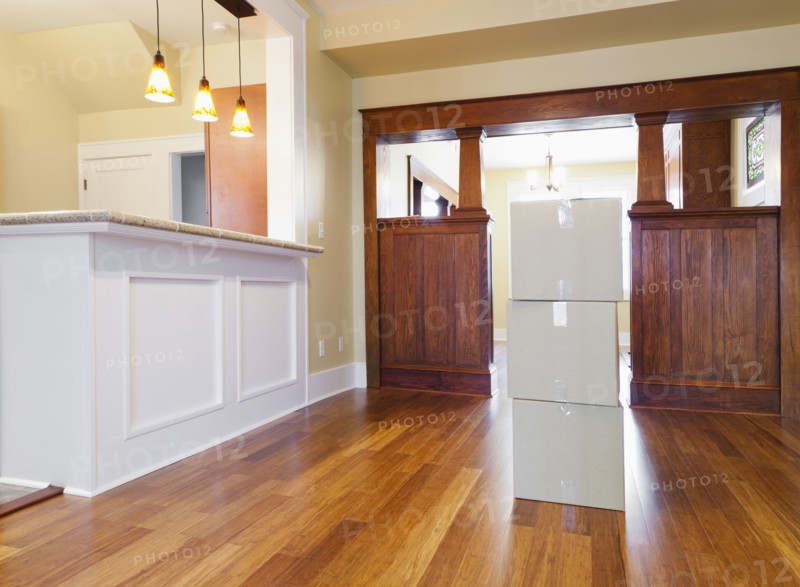 Packages in new house