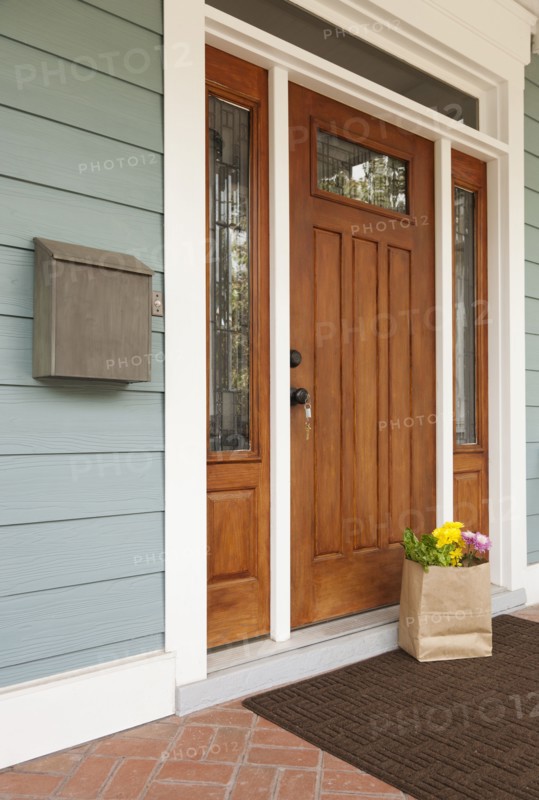 Package left by door