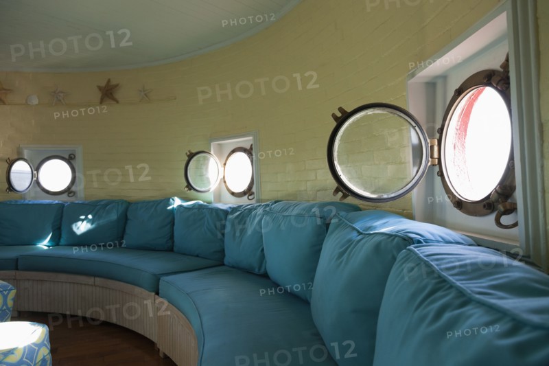 Living area in lighthouse