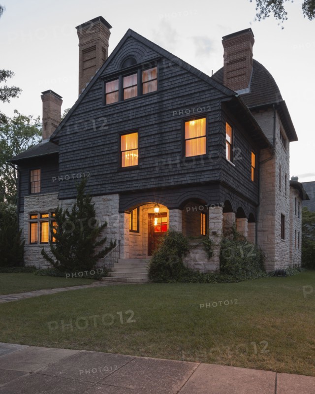 Exterior of large house