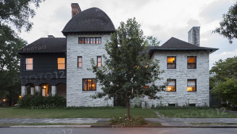 Exterior of large house