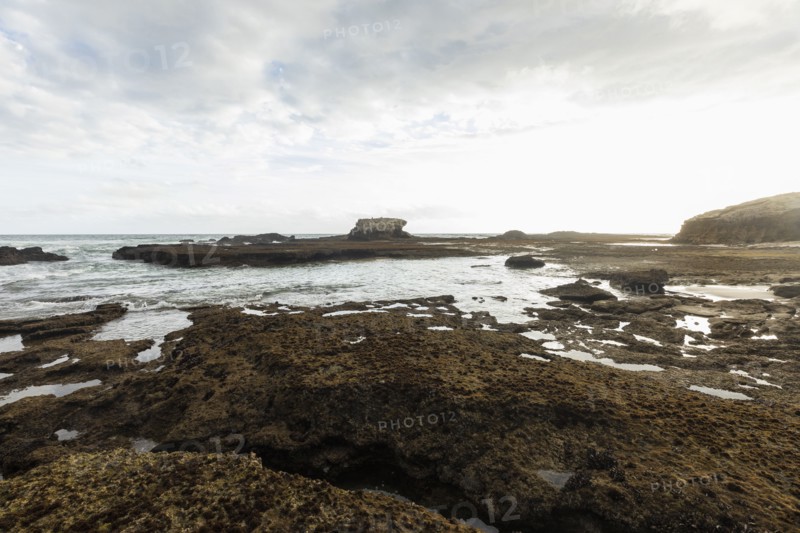 Coastal rock formations