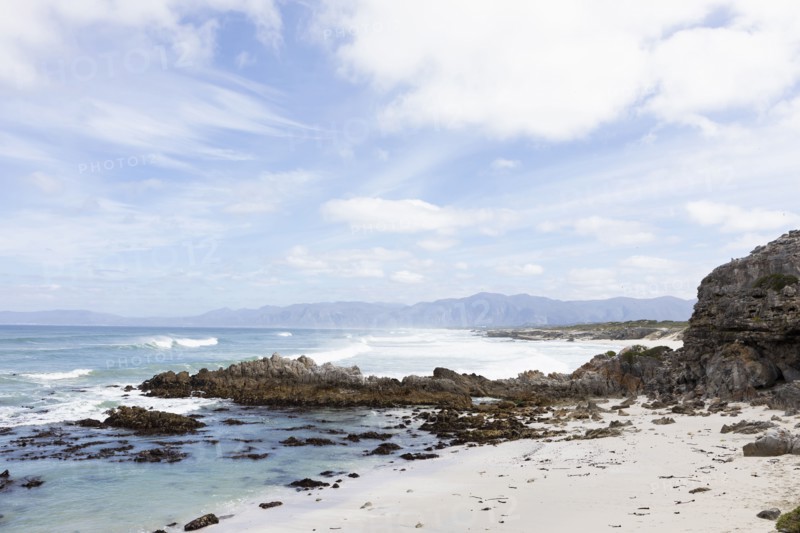Ocean beach in Walker Bay Nature Reserve