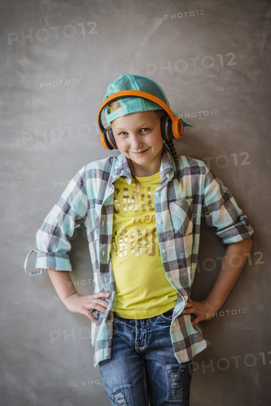 Portrait of smiling girl