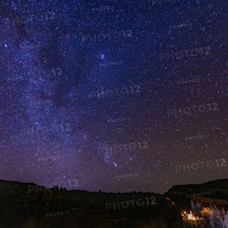 Milky way visible in dark skies
