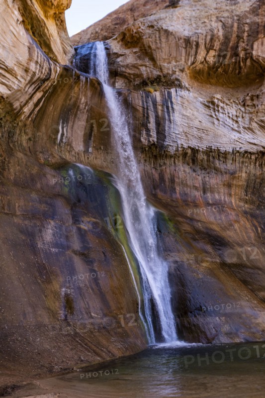 Waterfall in rocky terrain