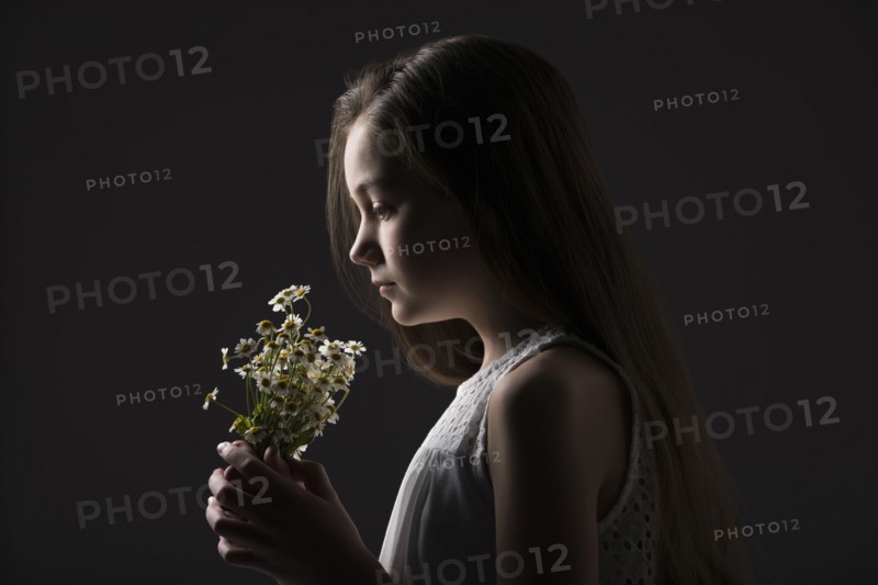 Profile of girl