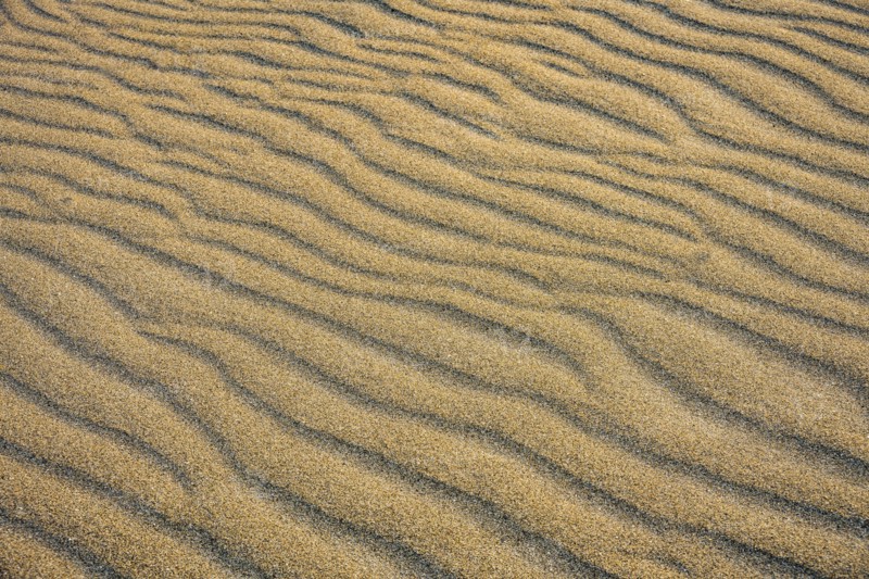 Close-up of rippled sand