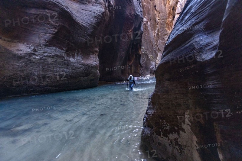 Senior female hiker