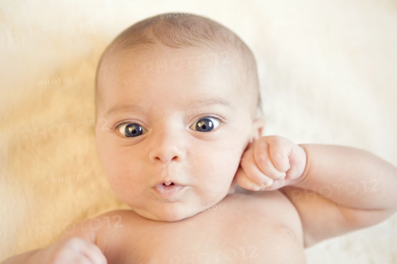 Portrait of baby (0-1month)