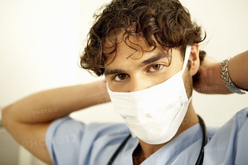 Portrait of male doctor
