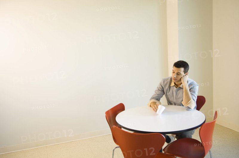 Man sitting at table