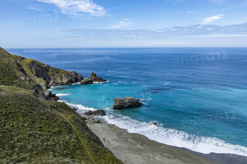 Ocean waves on Big Sur coast