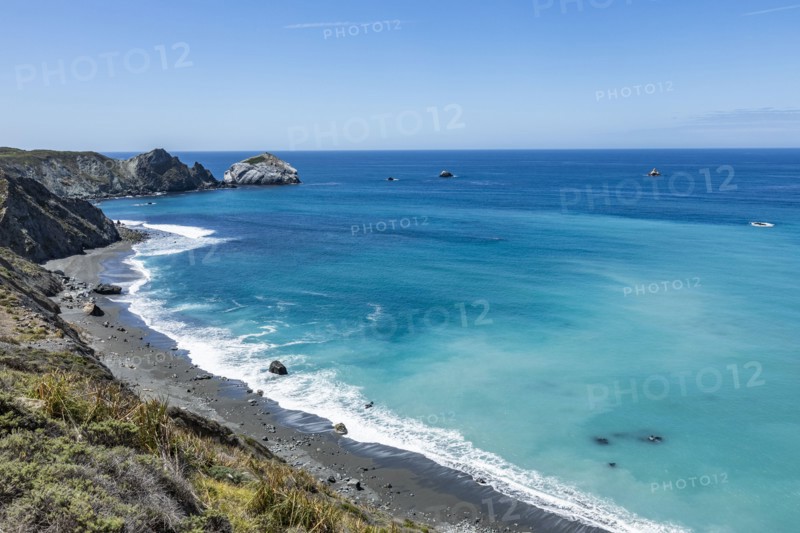 Ocean waves on Big Sur coast