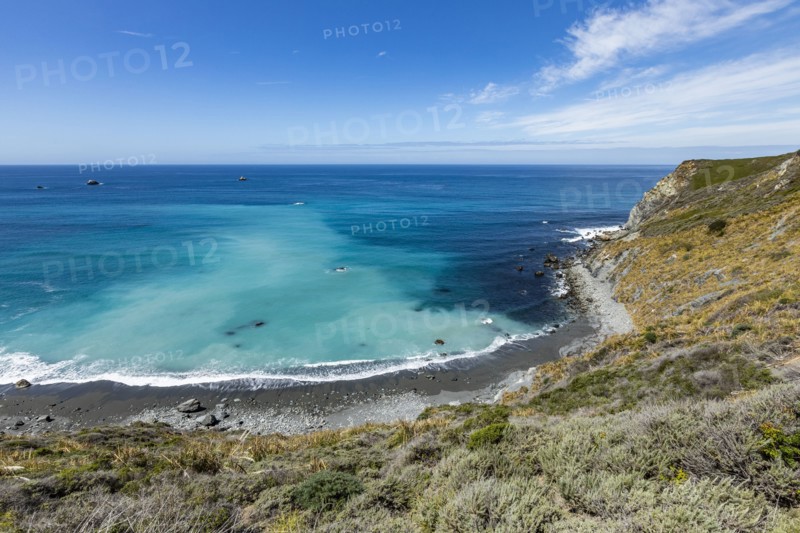 Ocean waves on Big Sur coast