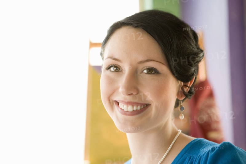 Portrait of beautiful woman