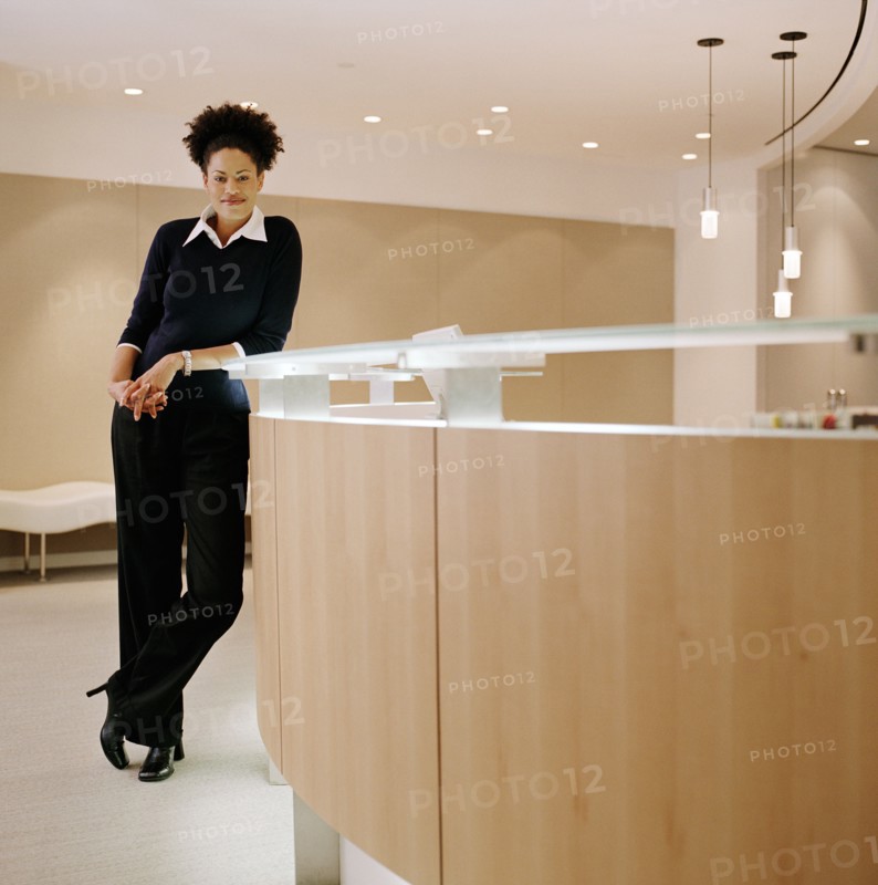 Businesswoman in office