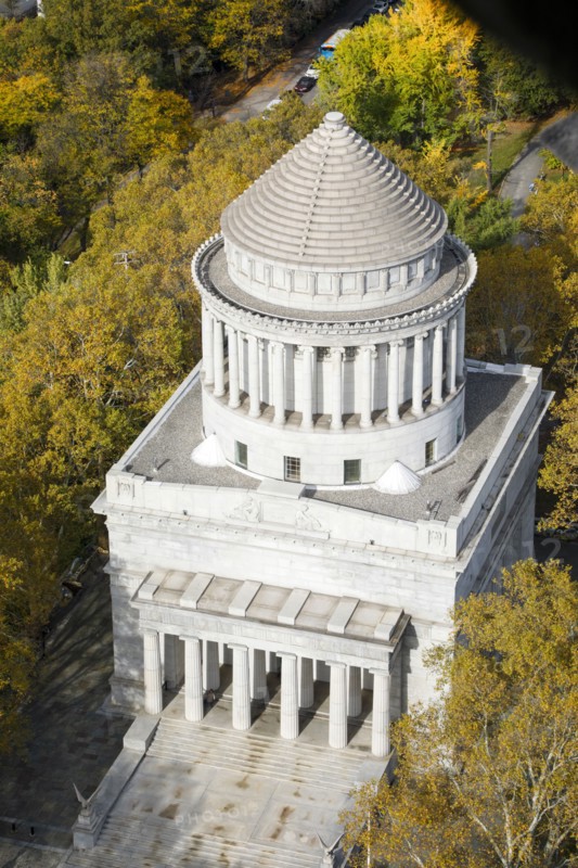 Aerial view of General Grant National Memorial