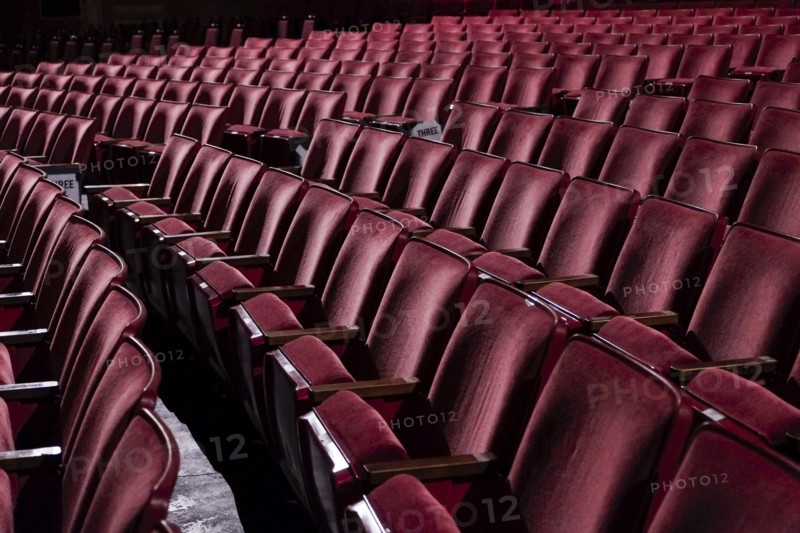 Empty theater seats