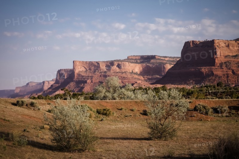 Landscape with rock formations